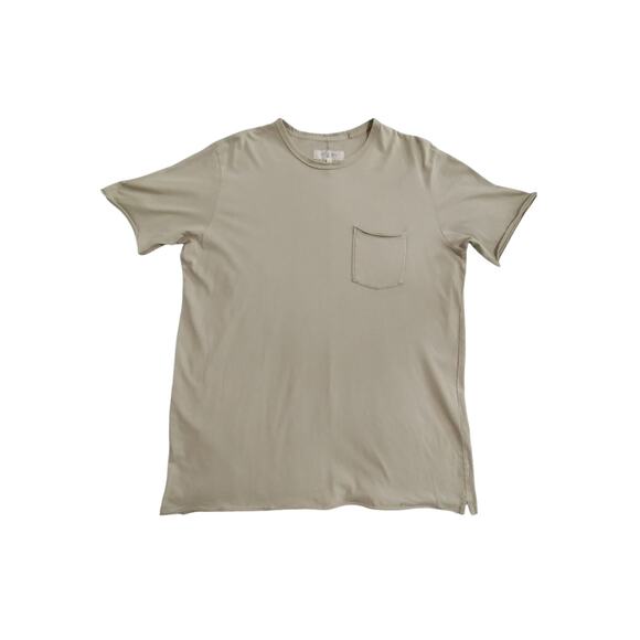 Rag & Bone Mens Size L Miles Organic Cotton Principle Jersey Luxury Grunge Tee - Picture 1 of 12